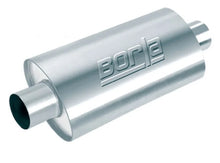 Load image into Gallery viewer, Borla XR-1 Multi-Core 3in Ctr-Ctr Oval 16in x 4.25in x 7.88in Rotary Engine Equipped Racing Muffler - Side View