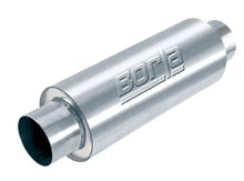 Load image into Gallery viewer, Borla XR-1 Multi-Core 4in Ctr-Ctr Round 16in x 6.25in Rotary Engine Equipped Racing Muffler - Side View