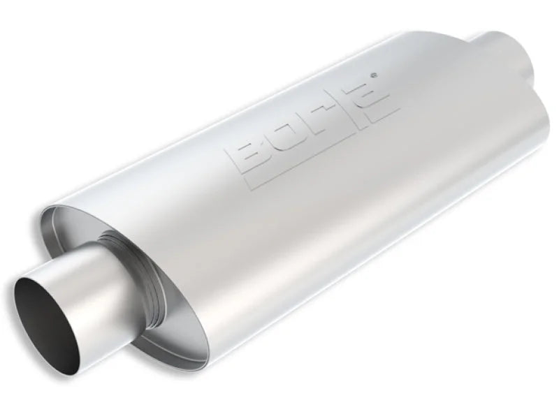 Borla XR-1 Sportsman Racing Muffler 4in In/4in Out Muffler - Side View