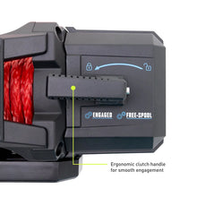 Load image into Gallery viewer, Borne Off-Road 10K Winch - Red Synthetic Rope - Additional View 5
