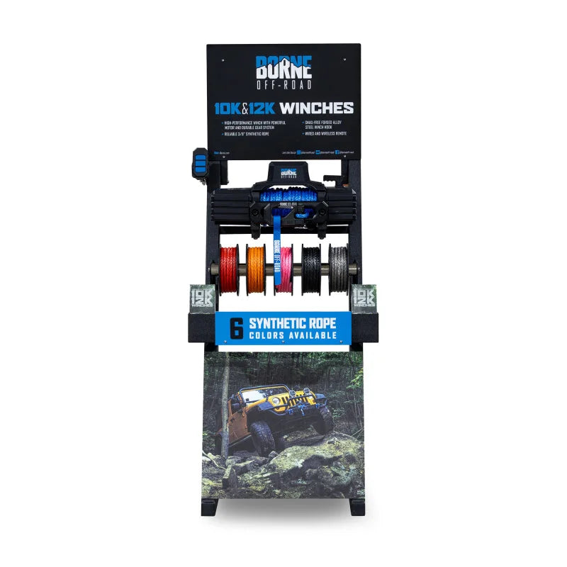 Borne Off-Road 10K/12K Winch POP Display - Side View