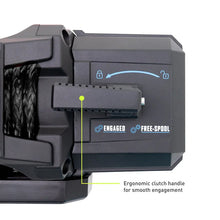 Load image into Gallery viewer, Borne Off-Road 12K Winch - Black Synthetic Rope - Installation View