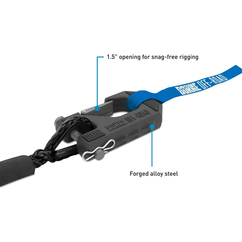 Borne Off-Road 12K Winch - Black Synthetic Rope - Additional View 10