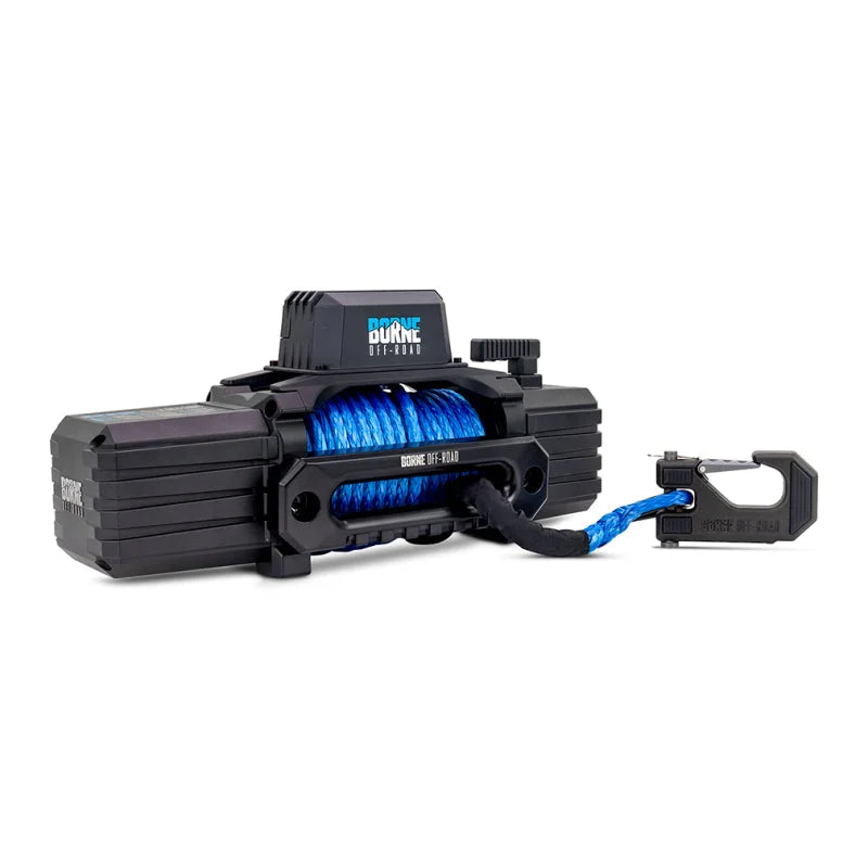 Borne Off-Road 12K Winch - Blue Synthetic Rope - Additional View 9