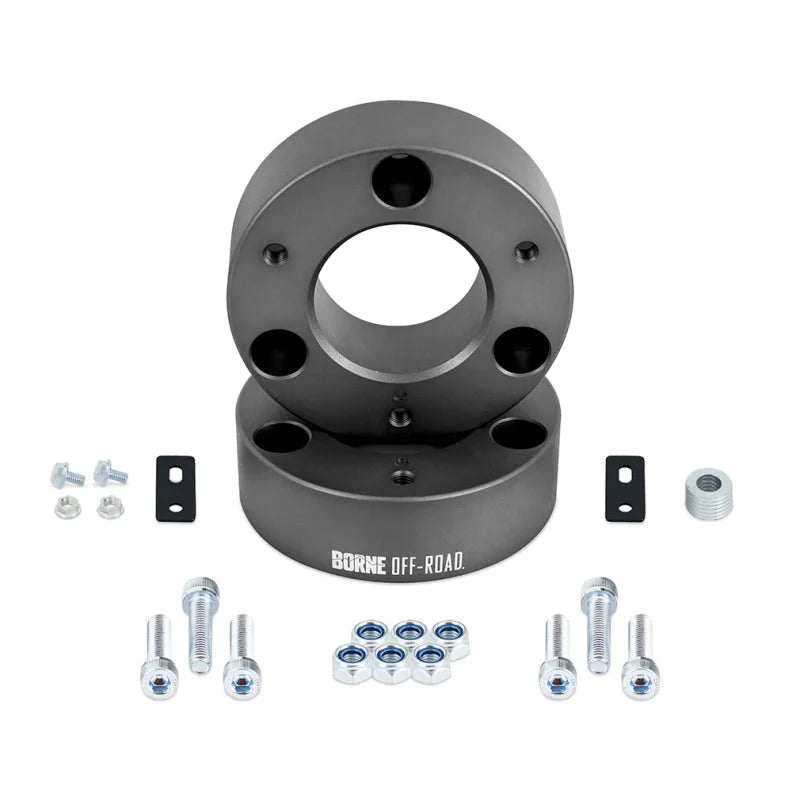 Borne Off-Road 2007-2019 Chevy/GMC Truck 1500 Leveling Kit Front 3 Inch - Installation View