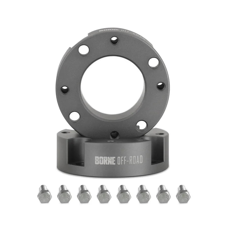 Borne Off-Road 2007+ Toyota Tundra Leveling Kit - Front 2.5in - Back View