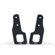Load image into Gallery viewer, Borne Off-Road 2017+ Ford Raptor / 2009+ Ford F150 Borne Off-Road Billet Tow Hooks - Black - Back View