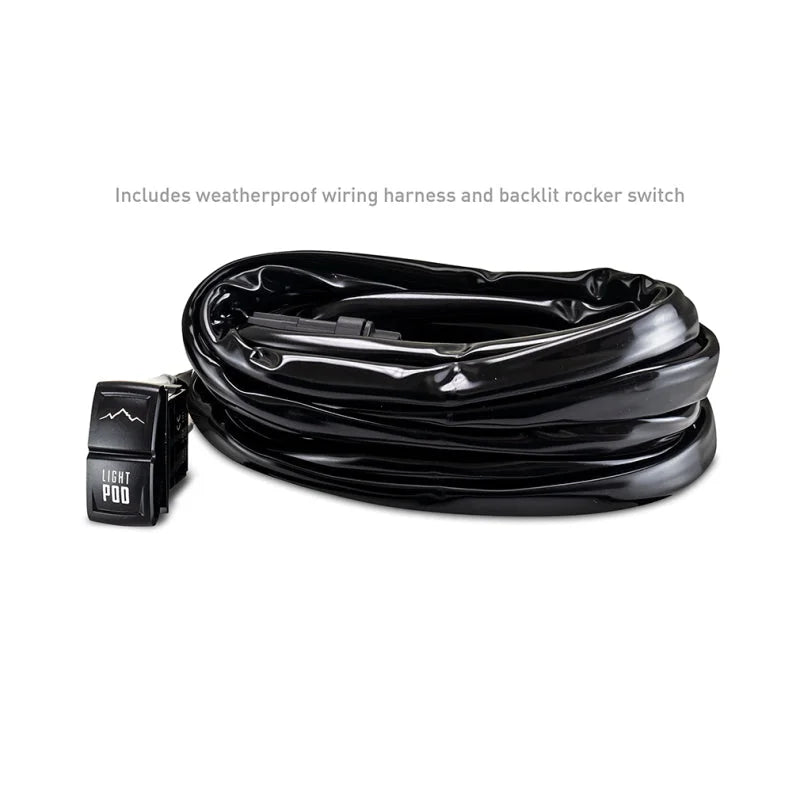 Borne Off-Road 21+ Bronco Light Pods 2pc Ditch 3x3 Flood - Additional View 11