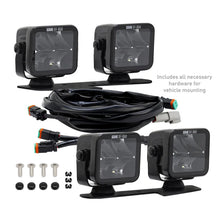 Load image into Gallery viewer, Borne Off-Road 21+ Bronco Light Pods 4pc Ditch 3x3 Spot Upfit - Back View