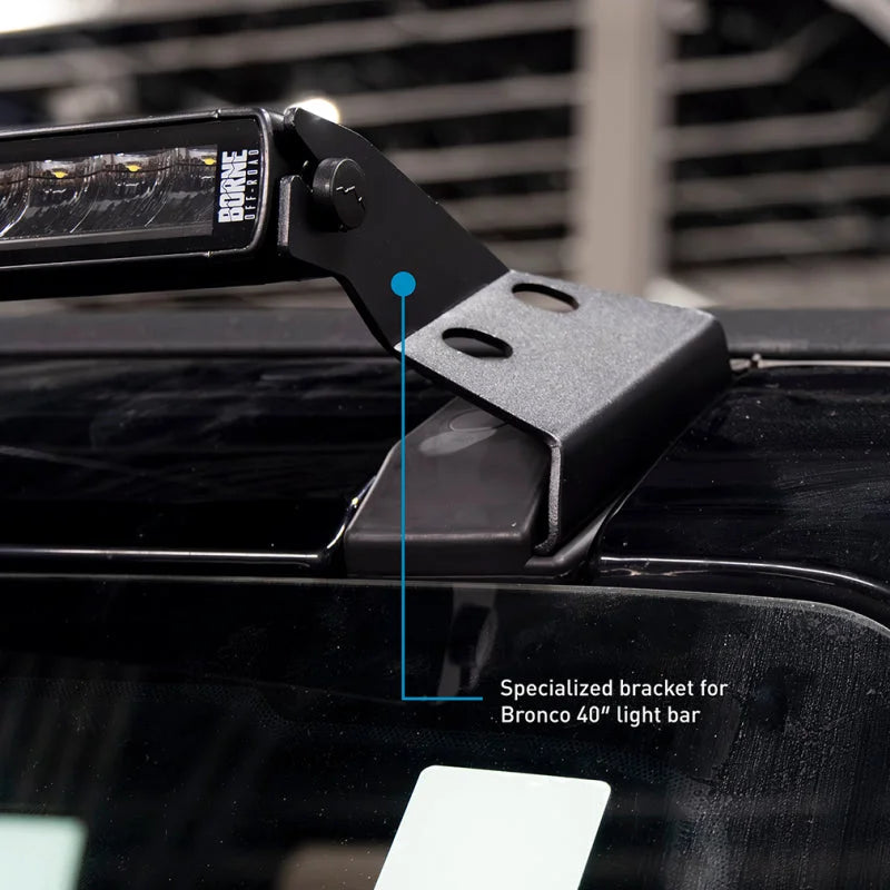 Borne Off-Road 21+ Direct Fit Bronco Light Bar 40in - Additional View 6