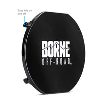 Load image into Gallery viewer, Borne Off-Road 7in Round Light Cover Black - Back View
