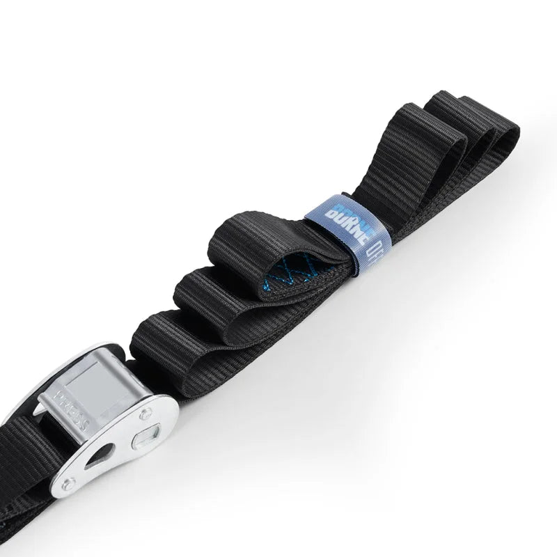 Borne Off-Road Cam Buckle Tie-Down Kit (2-Pack) Black - Back View