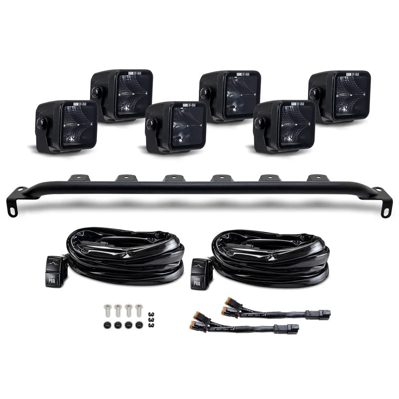 Borne Off-Road Direct Fit Light Pods - Mod Bumper - 6x Pods - Bumper fits 2021+ Ford Bronco