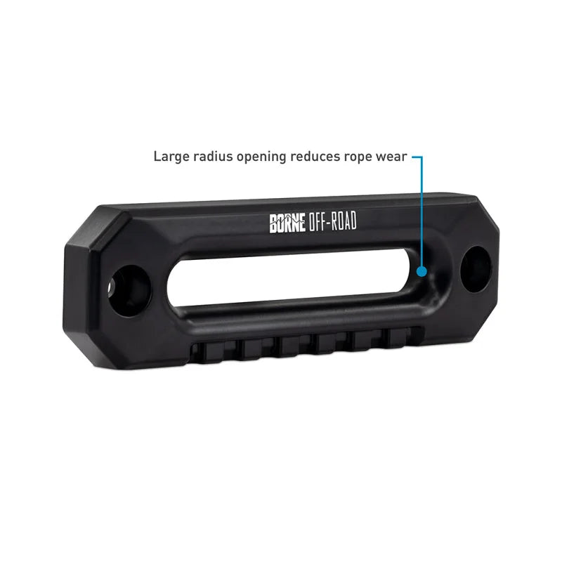Borne Off-Road Hawse Fairlead - Black - Main Product View