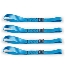 Load image into Gallery viewer, Borne Off-Road Heavy-Duty Ratchet Tie-Down Kit (4-Pack) - Blue - Installation View