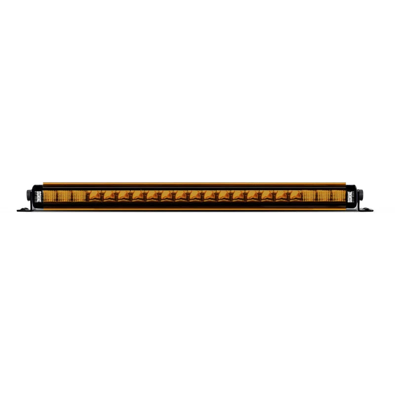 Borne Off-Road Light Bar Cover Single Row 20in Amber - Main Product View