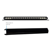 Load image into Gallery viewer, Borne Off-Road Light Bar Cover Single Row 20in Black - Side View