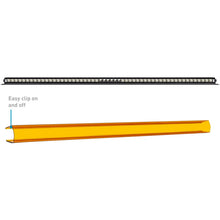 Load image into Gallery viewer, Borne Off-Road Light Bar Cover Single Row 50in Amber - Main Product View