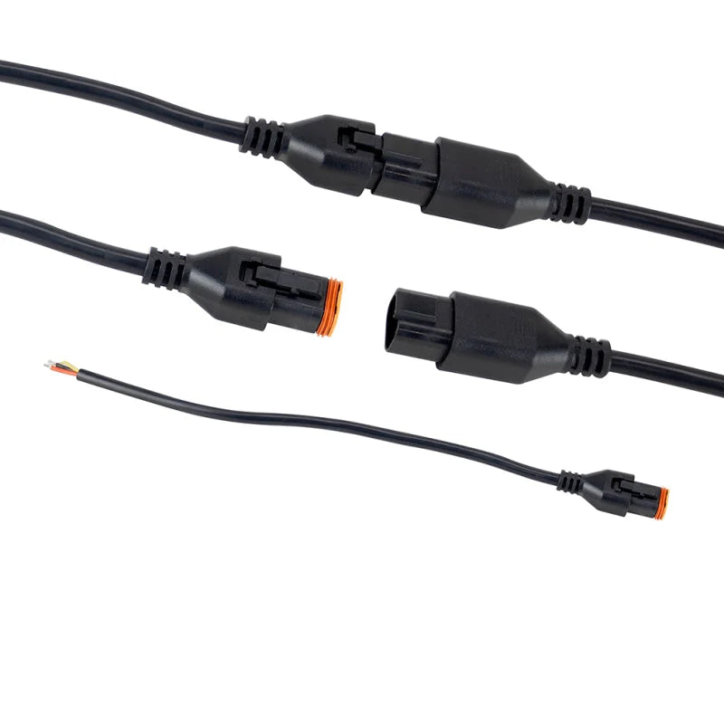 Borne Off-Road Light Bar Single Row Straight 10in - Back View