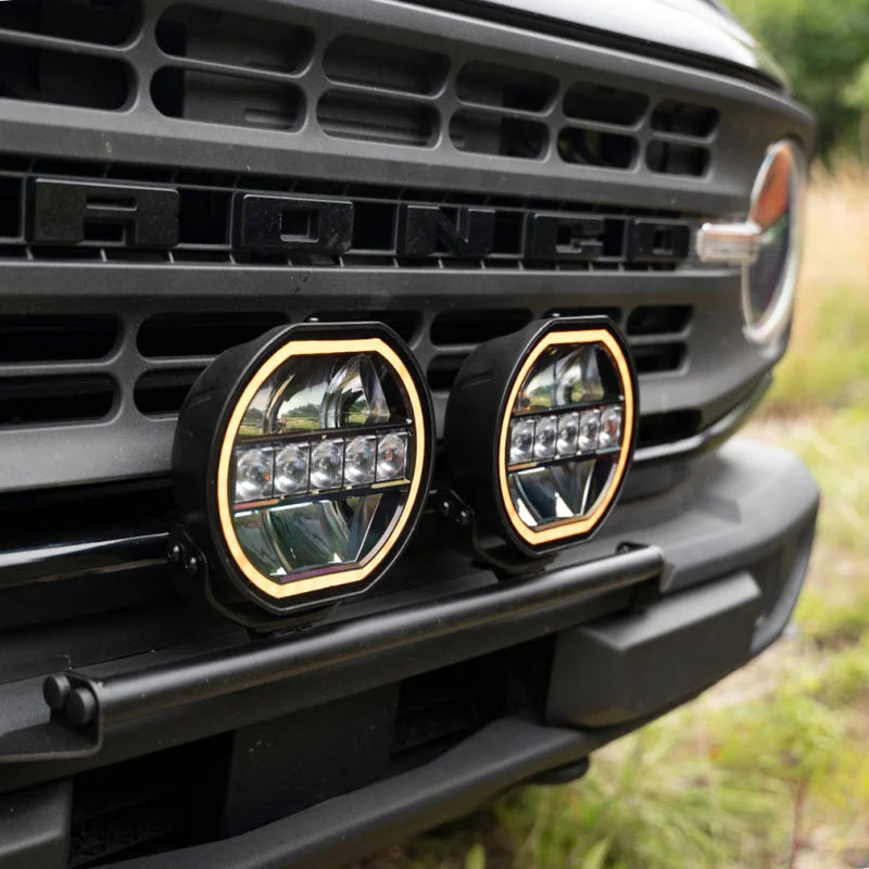 Borne Off-Road Light (Kit of 2) 7in Round - Additional View 8