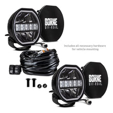 Load image into Gallery viewer, Borne Off-Road Light (Kit of 2) 7in Round - Additional View 14