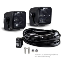 Load image into Gallery viewer, Borne Off-Road Light Pods (Kit of 2) 3x3 Flood - Back View