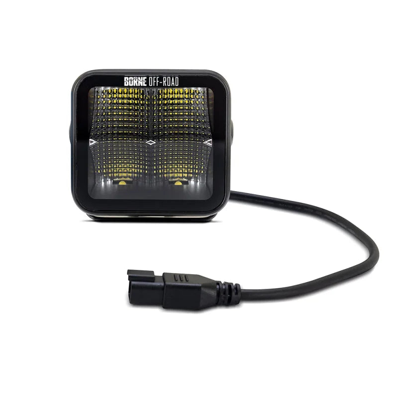 Borne Off-Road Light Pods (Kit of 2) 3x3 Flood - Additional View 15
