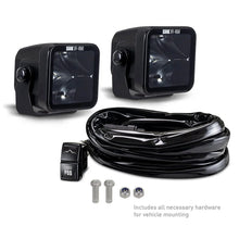 Load image into Gallery viewer, Borne Off-Road Light Pods (Kit of 2) 3x3 Spot - Back View
