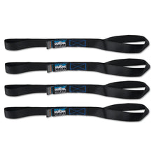 Load image into Gallery viewer, Borne Off-Road Medium-Duty Ratchet Tie-Down Kit (4-Pack) Black - Installation View