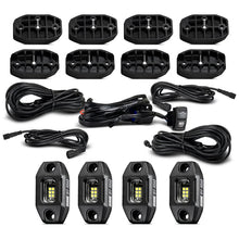 Load image into Gallery viewer, Borne Off-Road Rock Light (Kit of 4) Long Harness - Additional View 9
