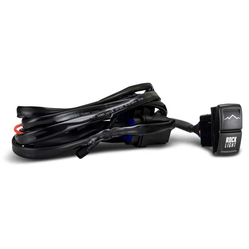 Borne Off-Road Rock Light (Kit of 4) Short Harness - Installation View