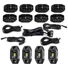 Load image into Gallery viewer, Borne Off-Road Rock Light (Kit of 4) Short Harness - Additional View 5