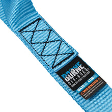 Load image into Gallery viewer, Borne Off-Road Soft Loop Tie-Down Straps (4-Pack) Blue - Installation View