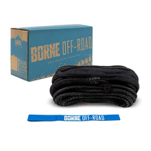 Load image into Gallery viewer, Borne Off-Road Synthetic Rope - 3/8in x 85ft - Black - Main Product View