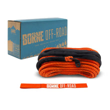 Load image into Gallery viewer, Borne Off-Road Synthetic Rope - 3/8in x 85ft - Orange - Main Product View