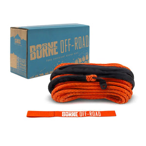 Borne Off-Road Synthetic Rope - 3/8in x 85ft - Orange - Main Product View