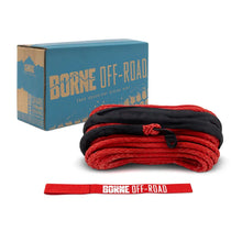 Load image into Gallery viewer, Borne Off-Road Synthetic Rope - 3/8in x 85ft - Red - Main Product View