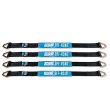 Load image into Gallery viewer, Borne Off-Road Vehicle Ratchet Tie-Down Kit (4 pack) Black - Installation View