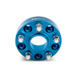 Load image into Gallery viewer, Borne Off-Road Wheel Spacers - 5x127 - 71.6 - 30mm - M14 - Blue - Back View