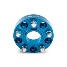 Load image into Gallery viewer, Borne Off-Road Wheel Spacers - 5x127 - 71.6 - 30mm - M14 - Blue - Back View