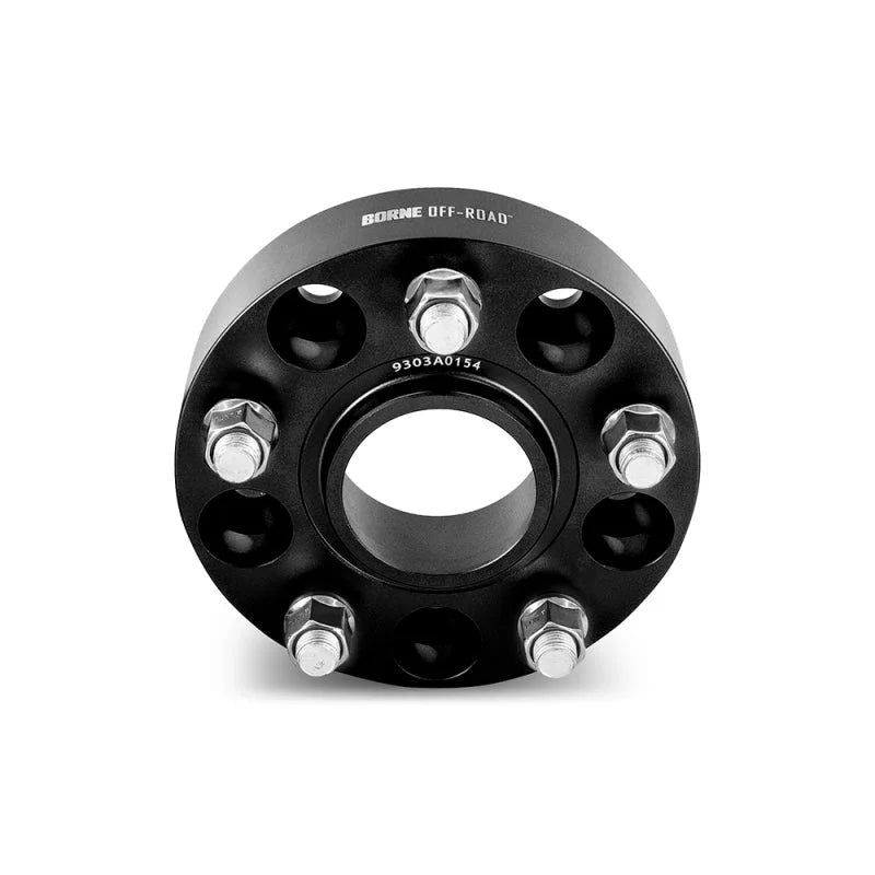 Borne Off-Road Wheel Spacers - 5x127 - 71.6 - 38.1mm - M14 - Black - Installation View