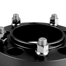 Load image into Gallery viewer, Borne Off-Road Wheel Spacers 5x150 110.1 38.1 M14 Black - Side View