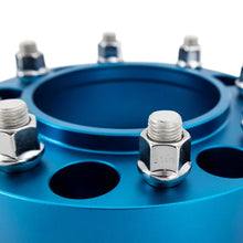 Load image into Gallery viewer, Borne Off-Road Wheel Spacers 5x150 110.1 38.1 M14 Blue - Side View