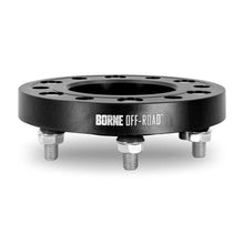 Load image into Gallery viewer, Borne Off-Road Wheel Spacers - 6x139.7 - 78.1 - 25mm - M14 - Black - Back View