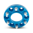 Load image into Gallery viewer, Borne Off-Road Wheel Spacers - 6x139.7 - 78.1 - 38.1mm - M14x1.5 - Blue - Back View