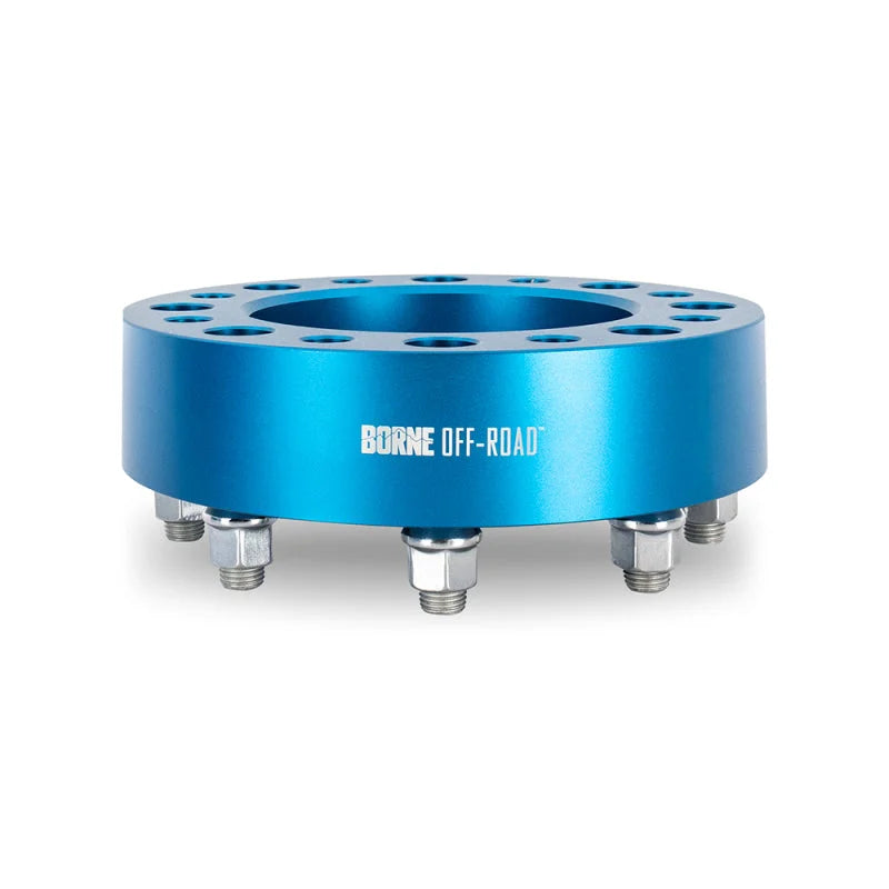 Borne Off-Road Wheel Spacers 8X165.1 121.3 50 M14 Blu - Side View
