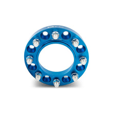 Load image into Gallery viewer, Borne Off-Road Wheel Spacers - 8X170 - 125 - 25mm - M14 - Blue - Side View