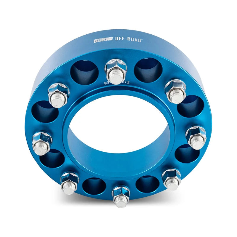 Borne Off-Road Wheel Spacers - 8X170 - 125 - 50mm - M14 - Blue - Installation View