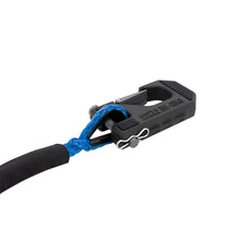 Load image into Gallery viewer, Borne Off-Road Winch Hook - 3/8in Rope - Hand Strap - Blue - Installation View