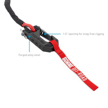 Load image into Gallery viewer, Borne Off-Road Winch Hook - 3/8in Rope - Hand Strap - Red - Additional View 8